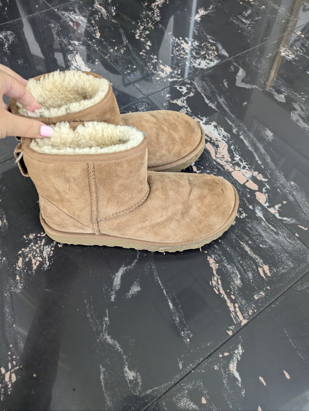 Ugg Classic Mini II Chestnut Booties Size 6